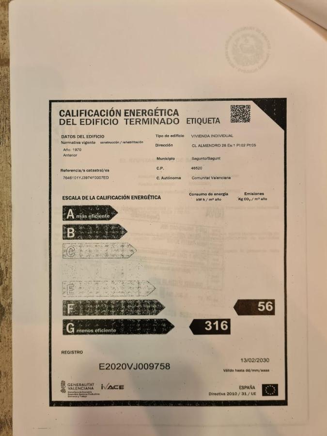 Apartmán Bonito Piso En Sagunto Exteriér fotografie
